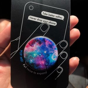 Blue Nebula Pop Socket